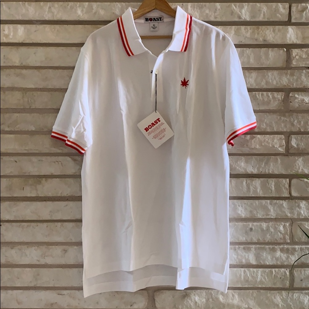 NWT🍁BOAST 100%Cotton Pique Polo - Picture 2 of 6